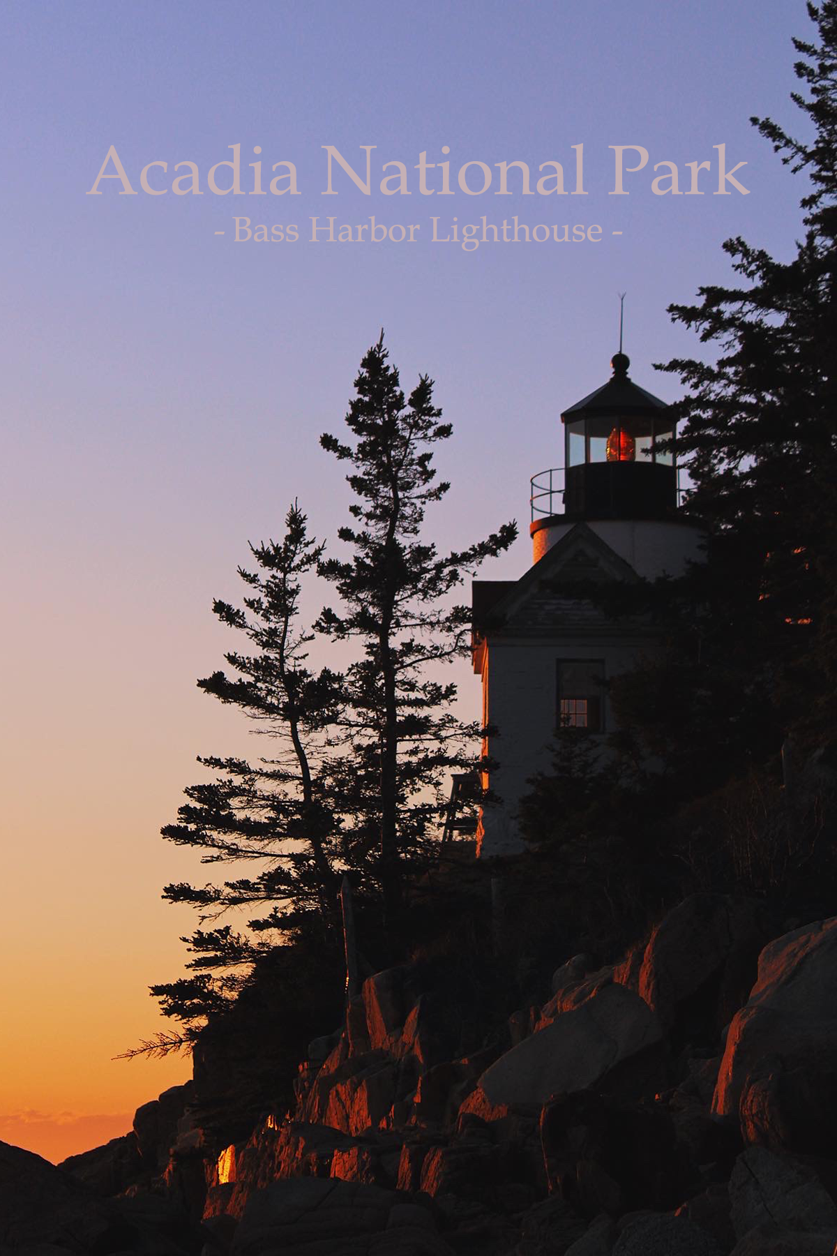 Bass Harbor Lighthouse Postcard