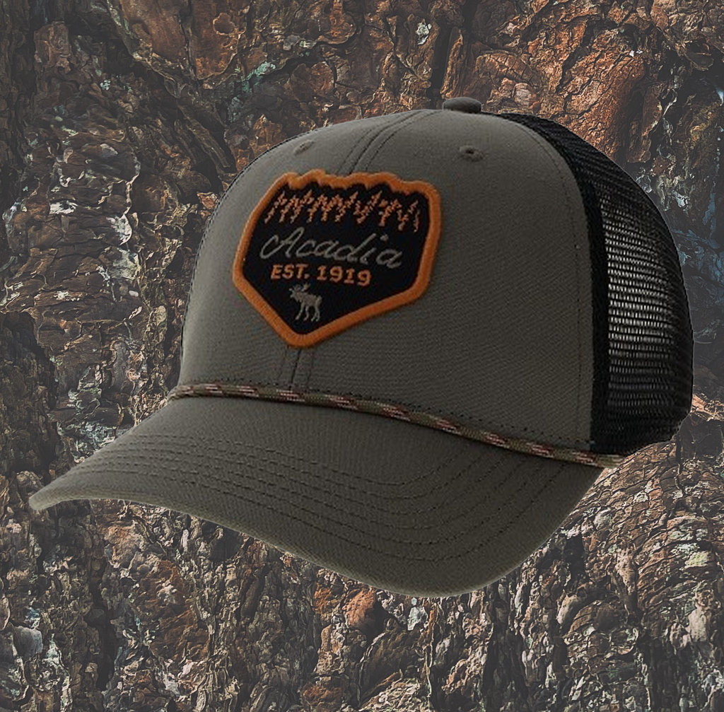 Peak Acadia-Olive/Blk Trucker