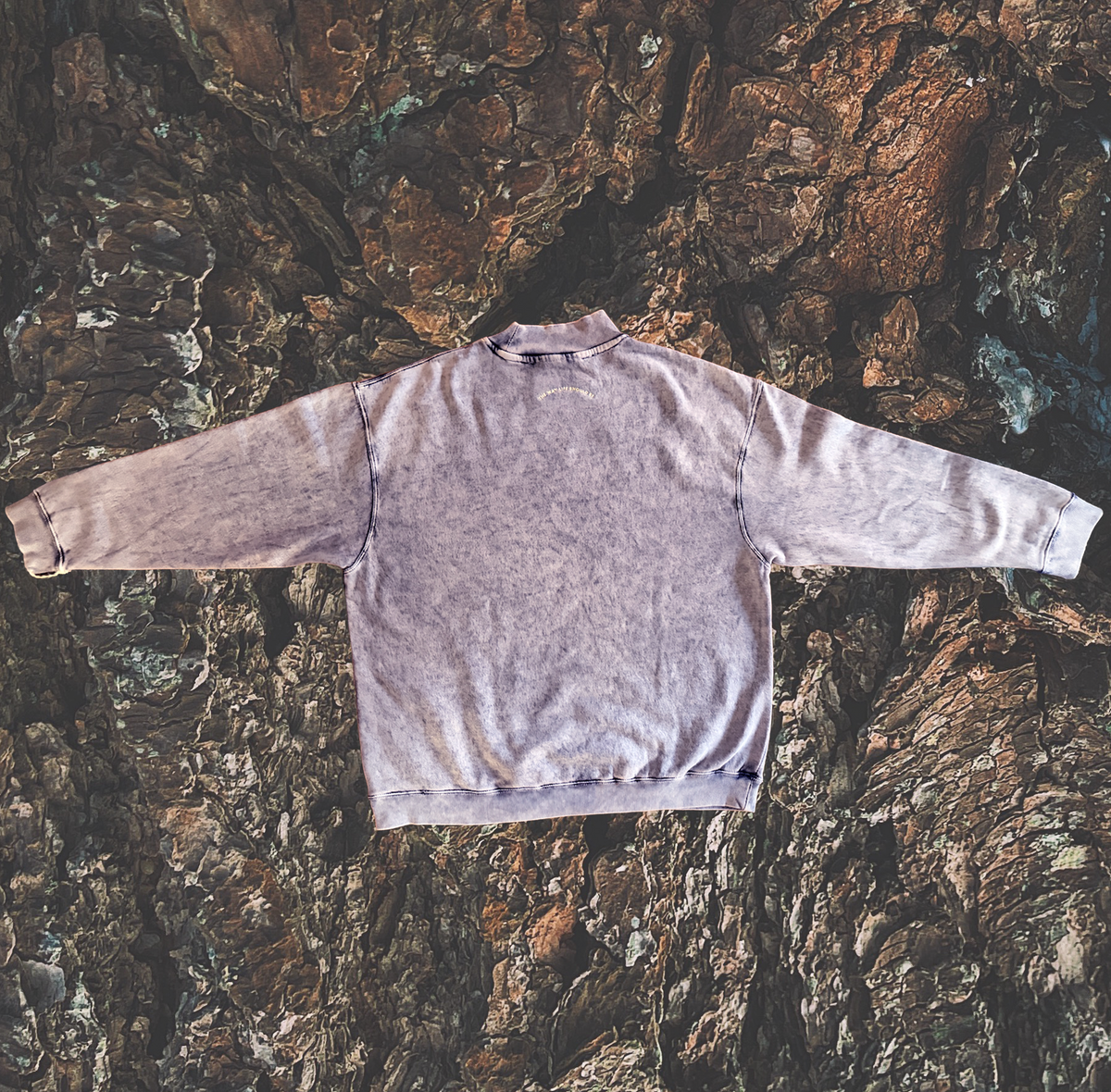Maine Flag Moose Mock Neck Crew