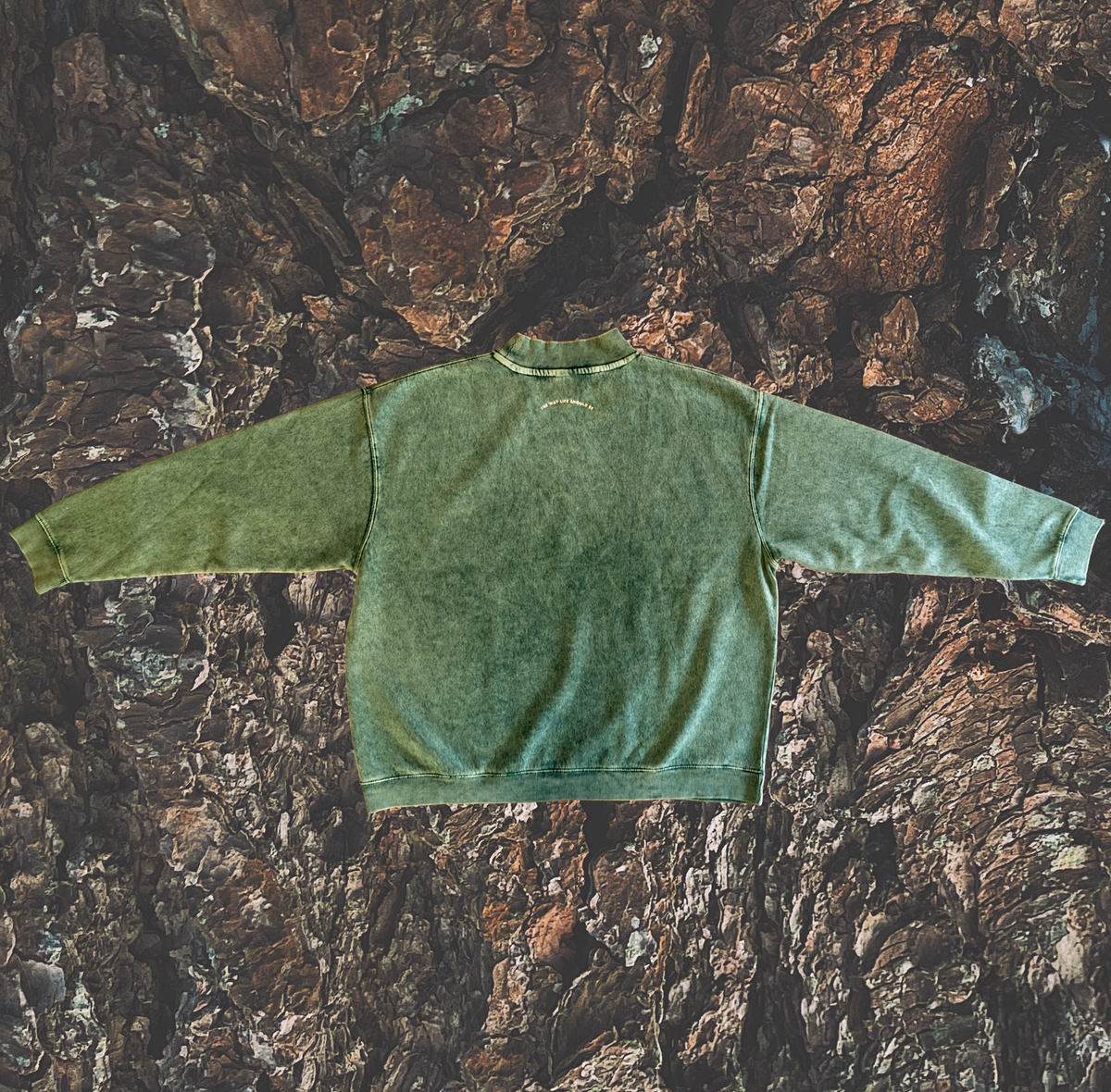 Maine Flag Moose Mock Neck Crew