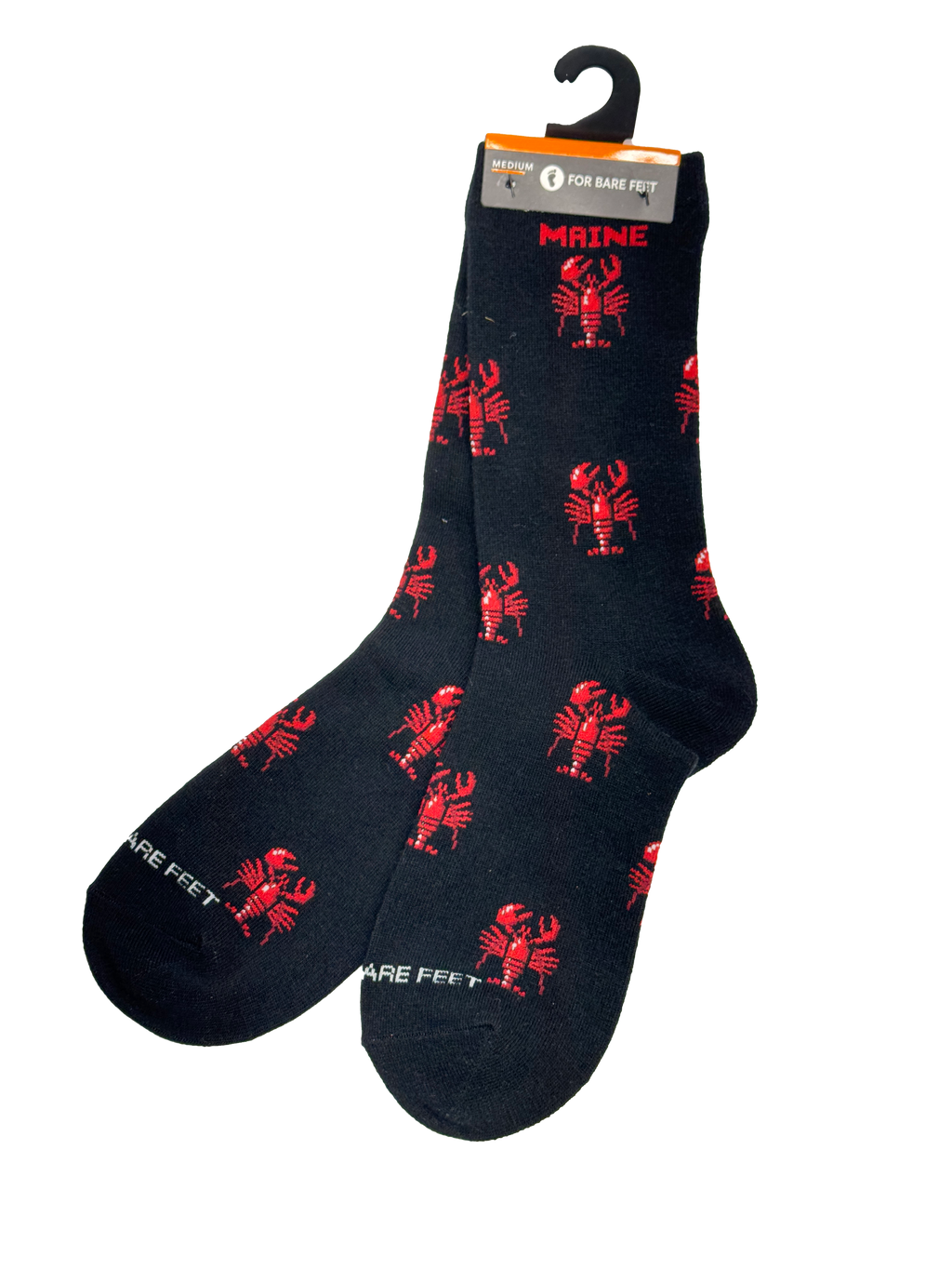 Maine Lobster Socks - Black