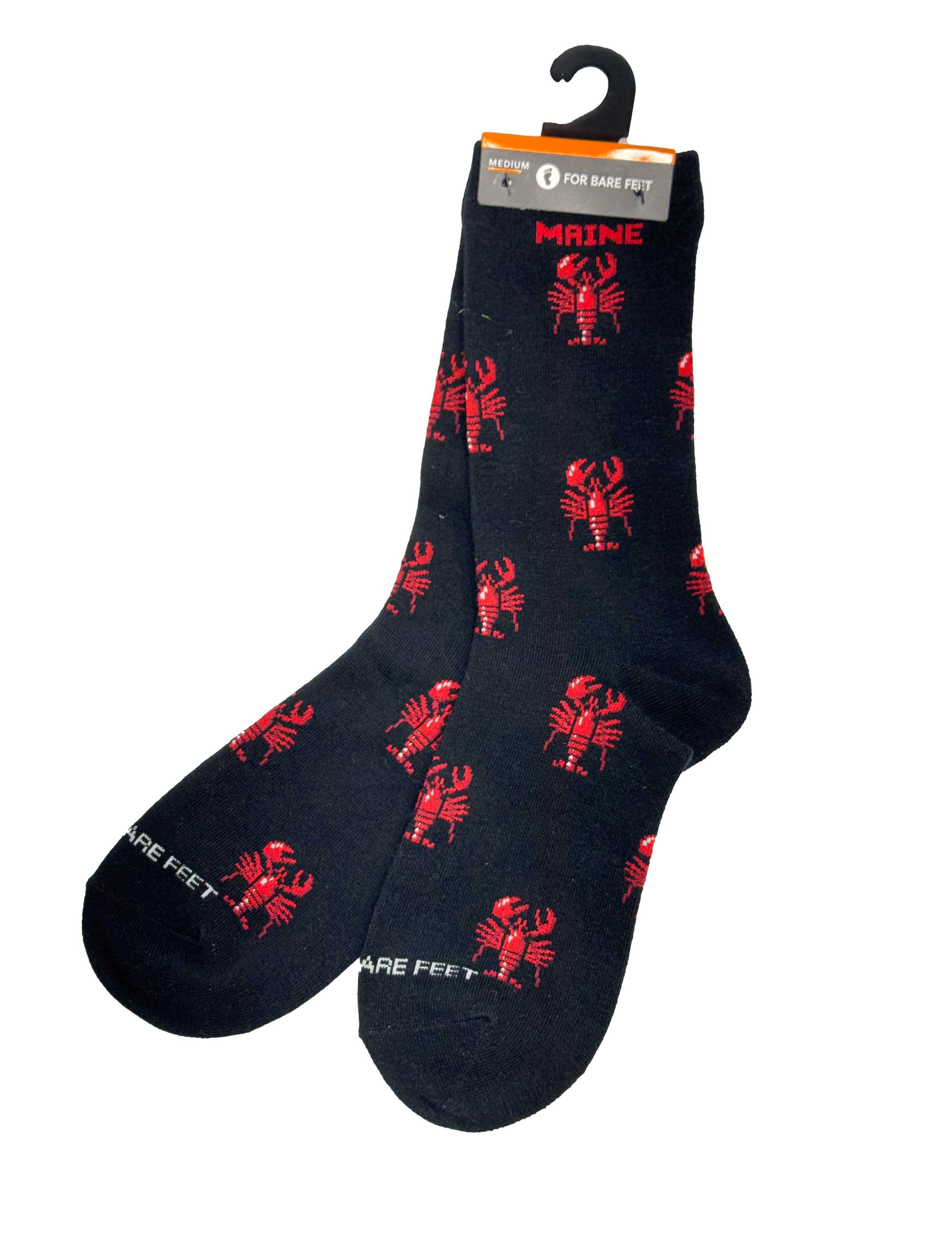 Maine Lobster Socks - Black