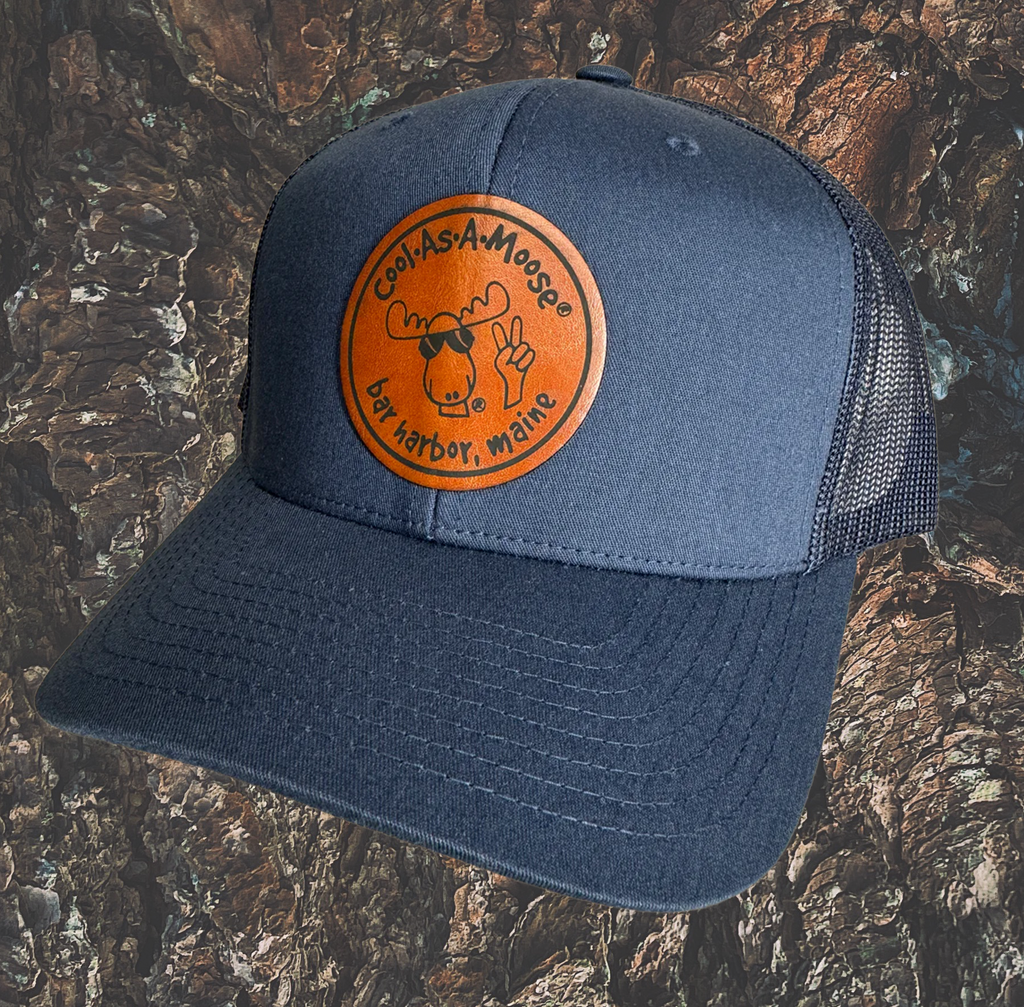 Hermie Leather Patch Hat