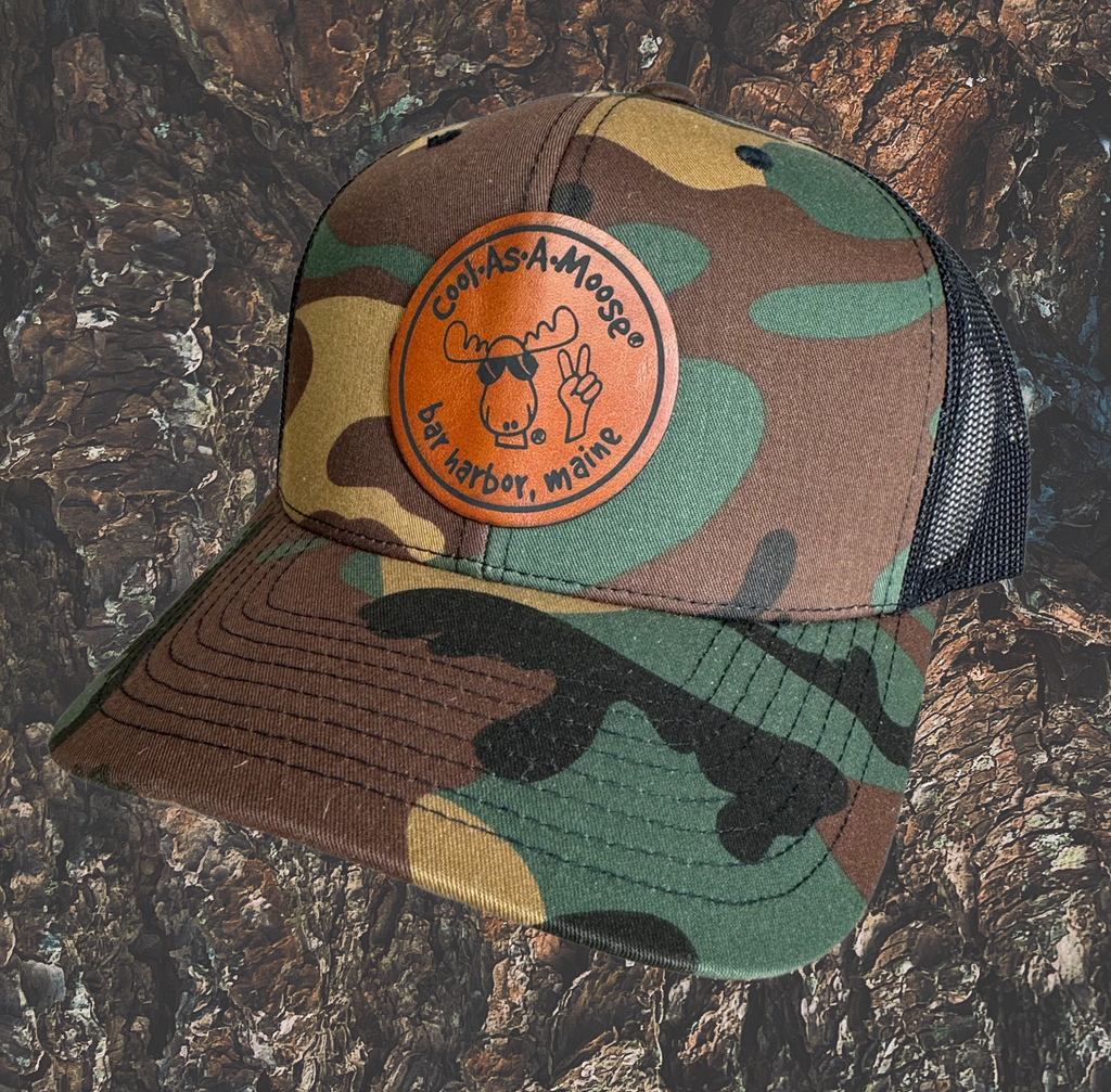 Hermie Leather Patch Hat