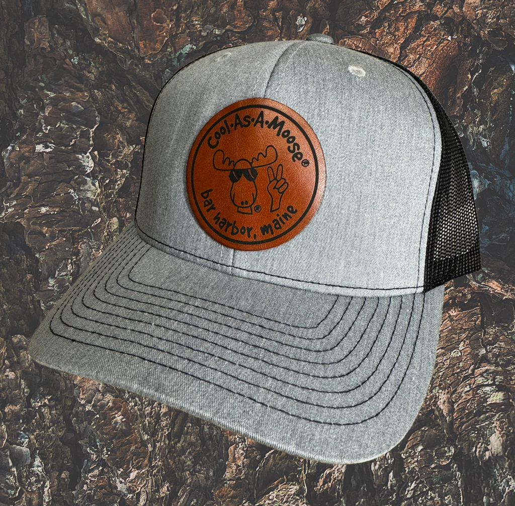 Hermie Leather Patch Hat