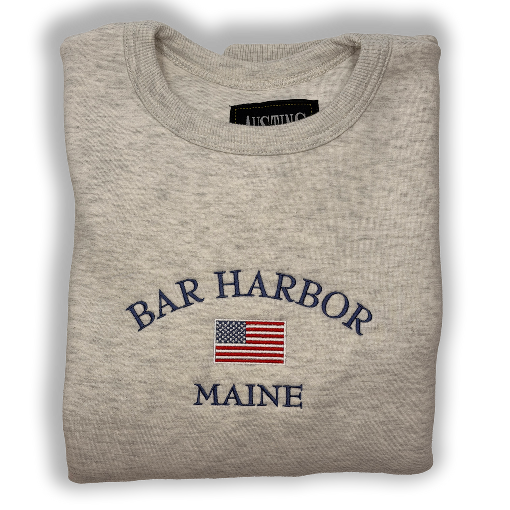 USA Flag Icon Crewneck
