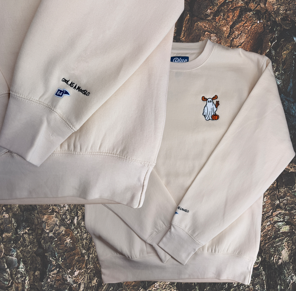 Ghost Hermie Embroidered Crewneck