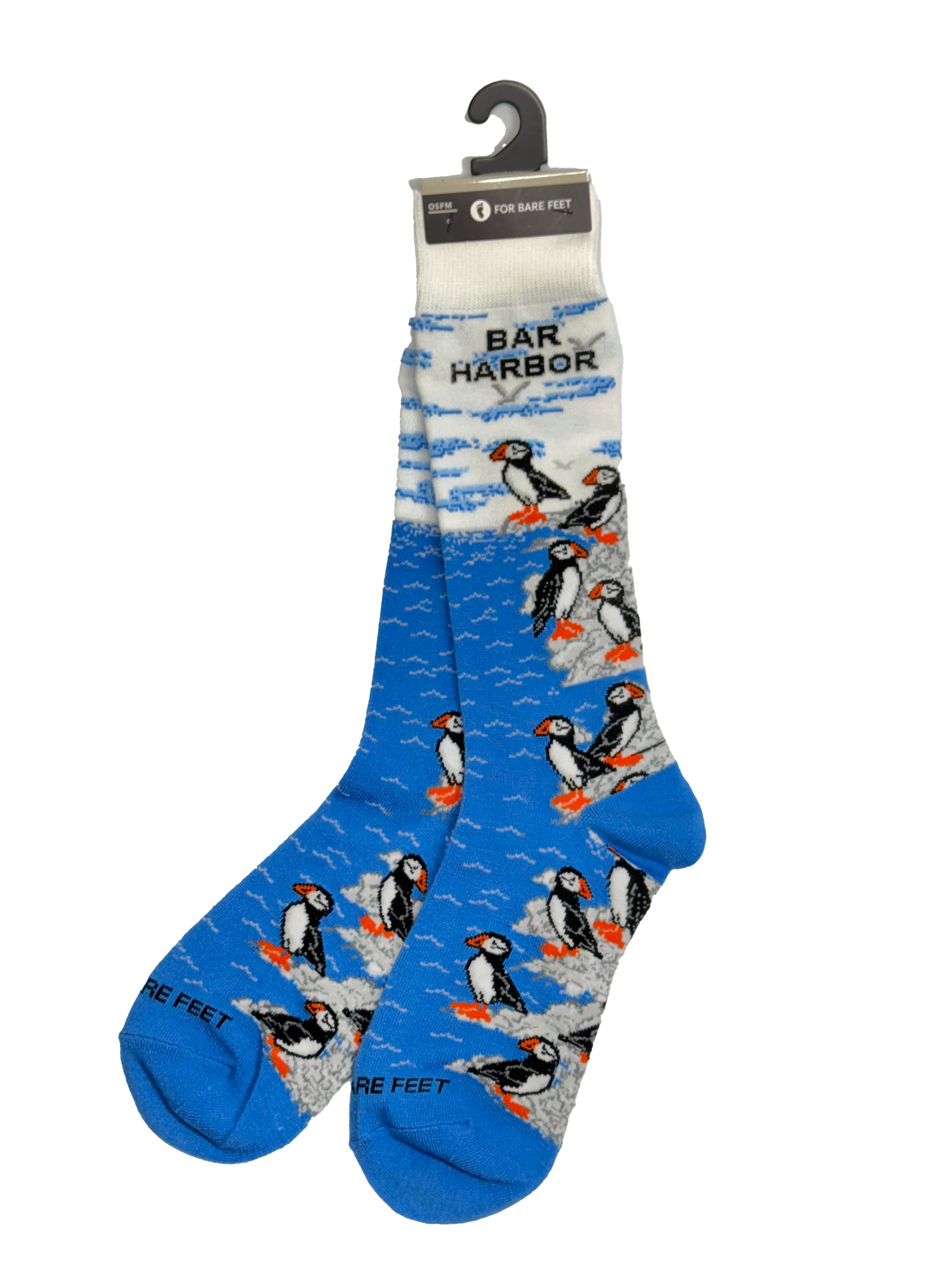 Bar Harbor Puffin Rocks Socks